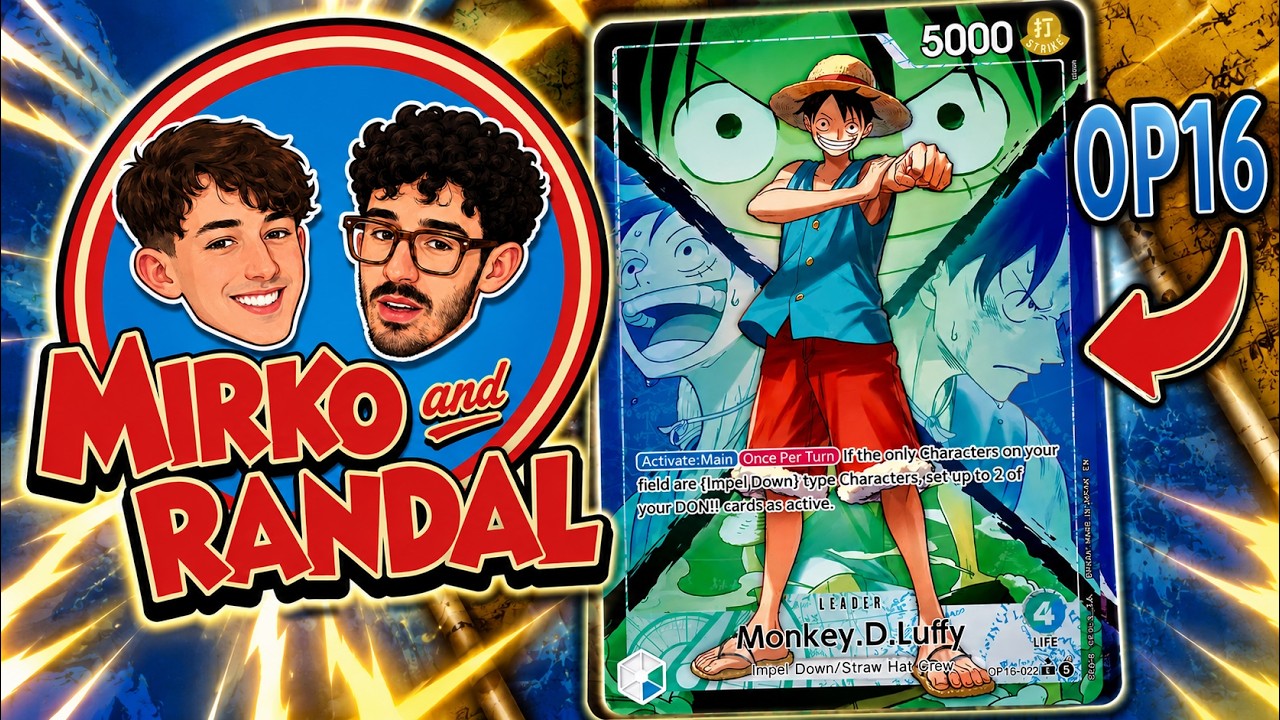MIRKO and RANDAL | Green Blue Luffy | OP16 | Deck showcase con @mirkozanelli4445