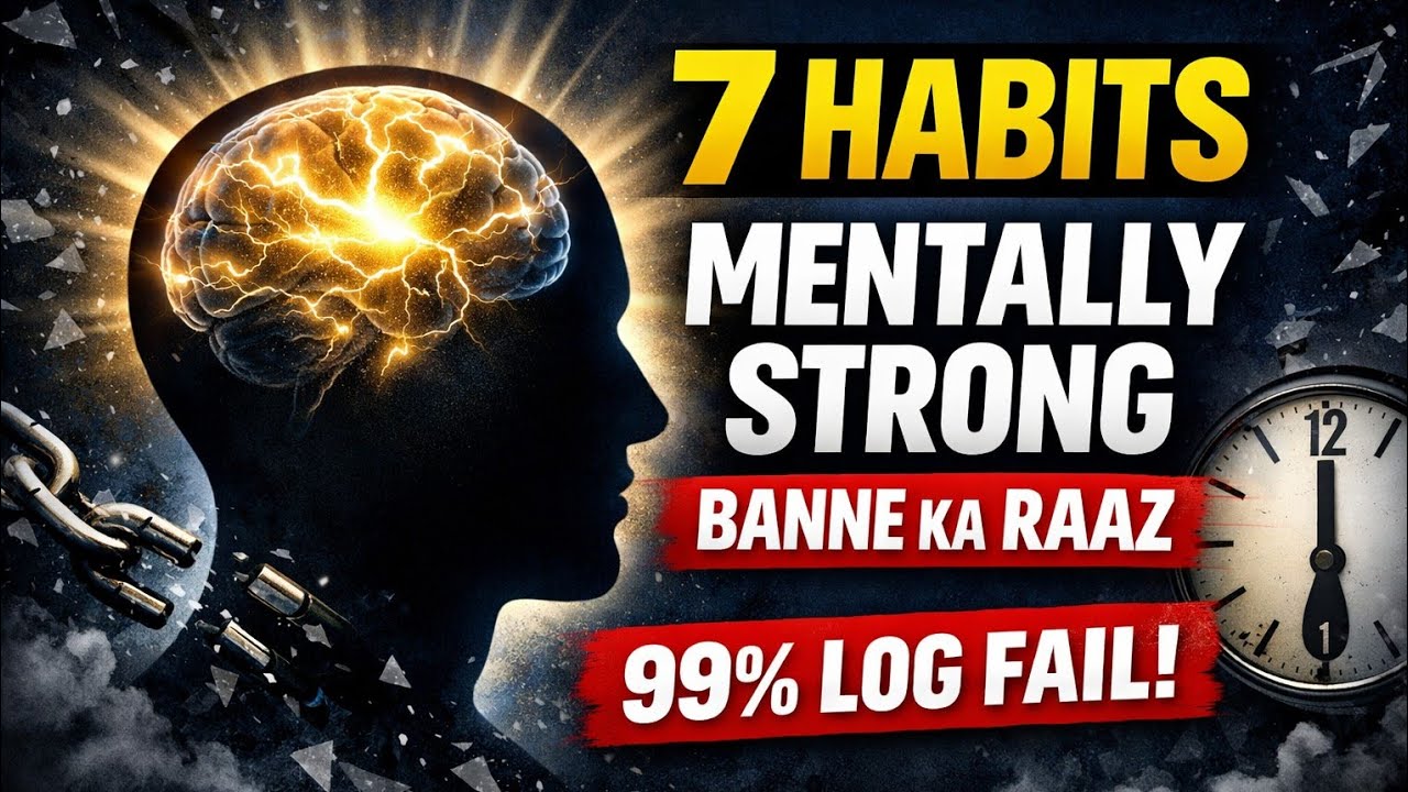 7 Habits That Make You Mentally Strong  | Powerful Mindset 2026