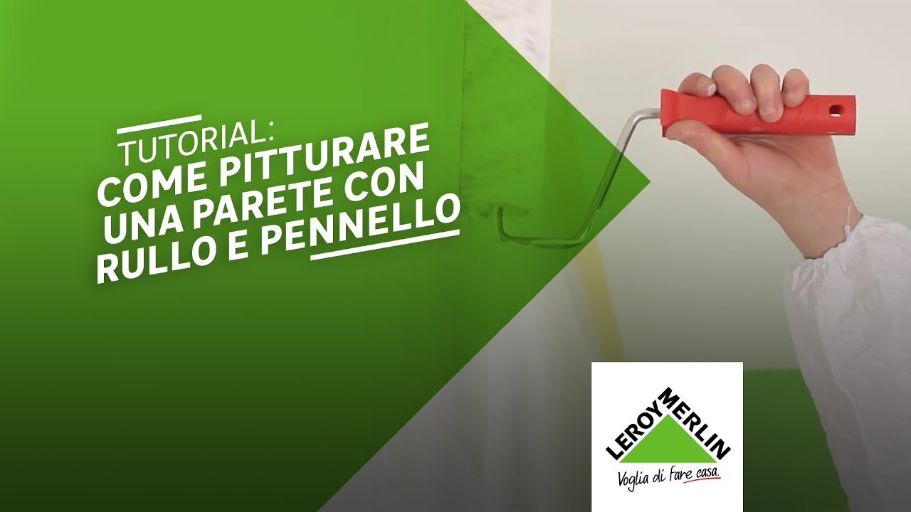 Come pitturare una parete con rullo e pennello | Leroy Merlin