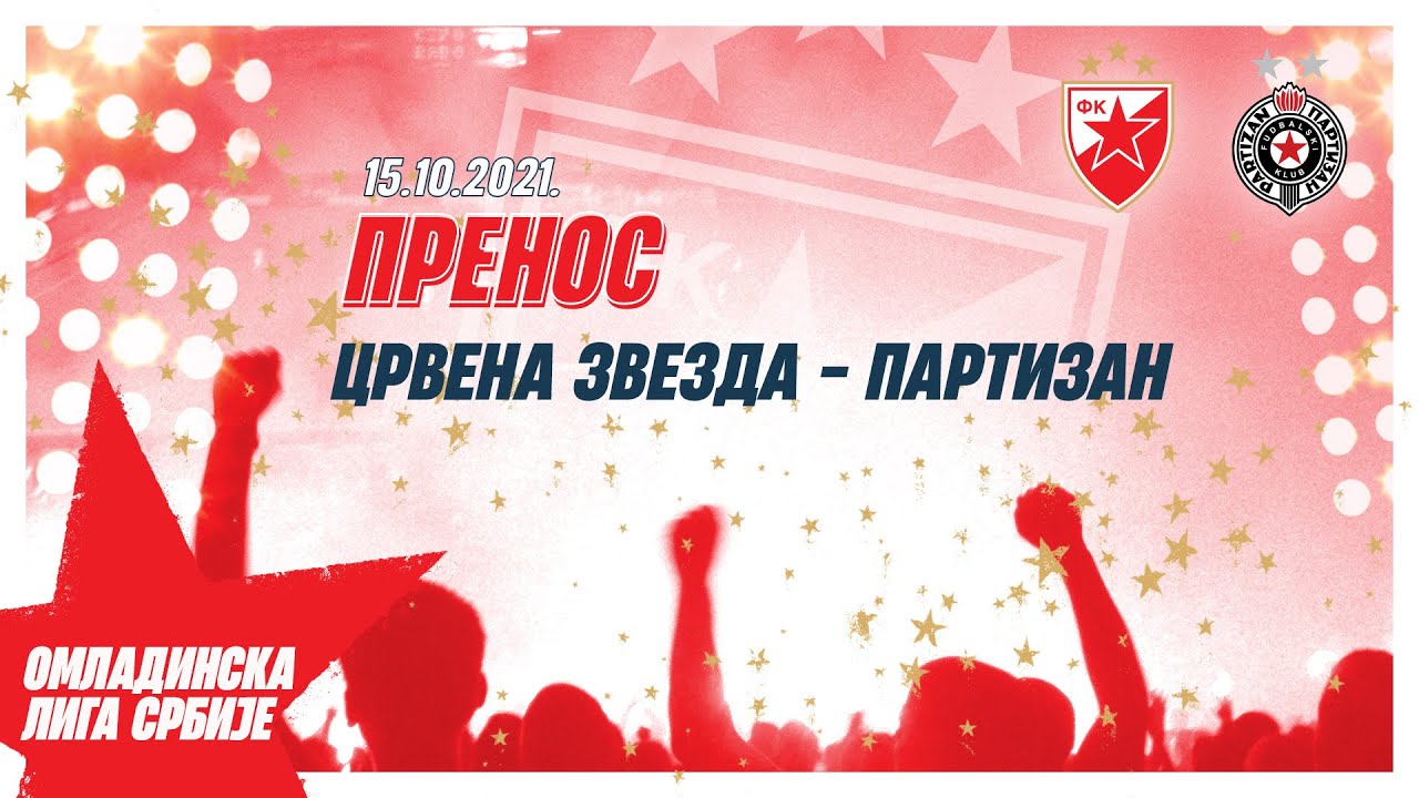 Omladinska liga Srbije: Crvena zvezda - Partizan 0:2, ceo meč