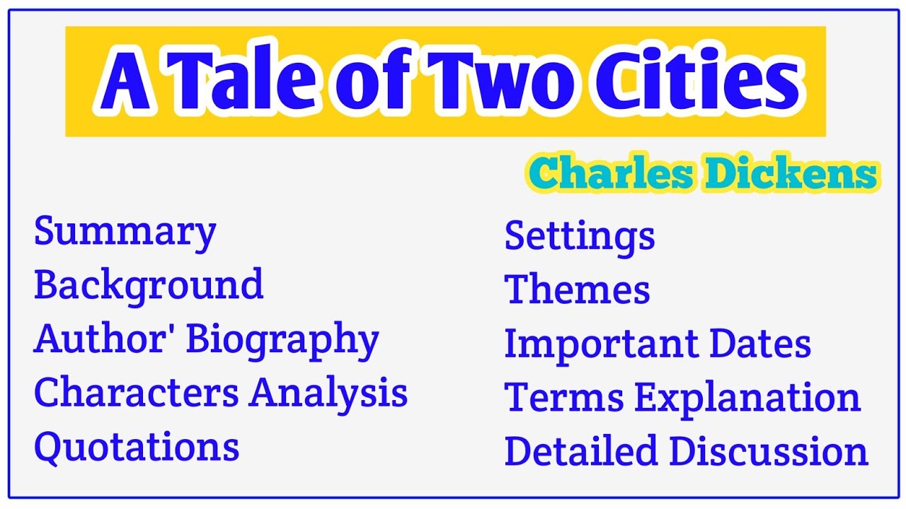 A Tale of Two Cities||by Charles Dickens|| Summary in Hindi||