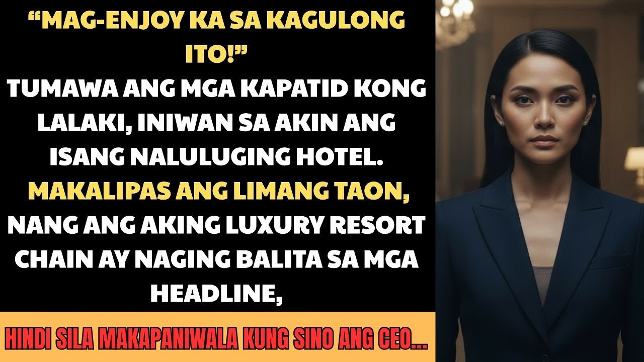 Iniwan nila sa akin ang kanilang naluging hotel bilang isang biro.