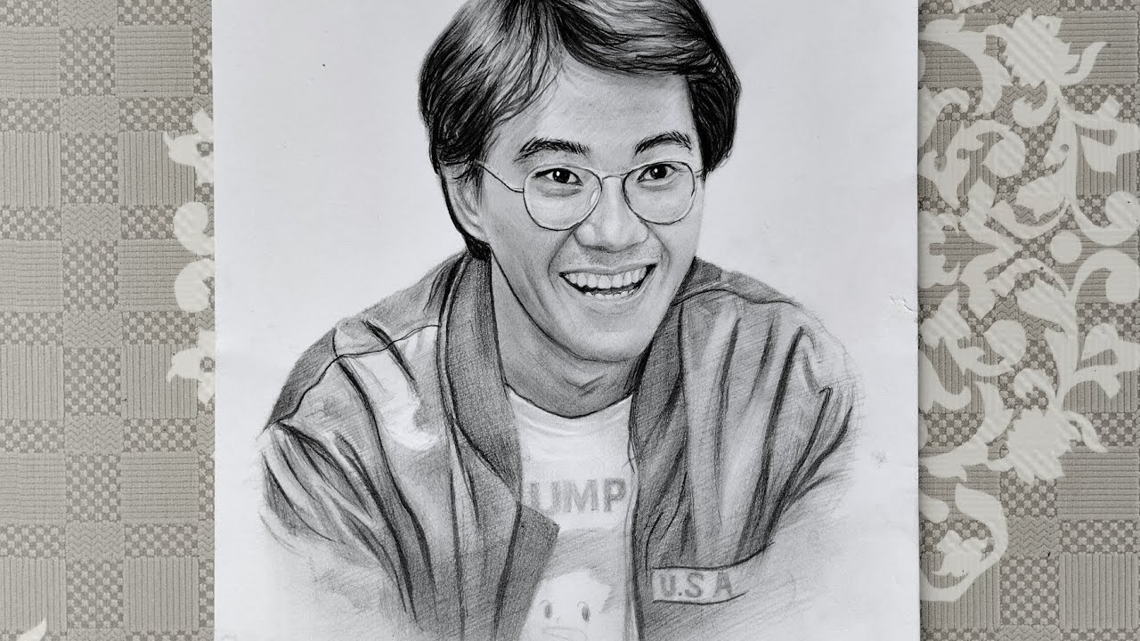 Drawing Akira toriyama | Portrait drawing