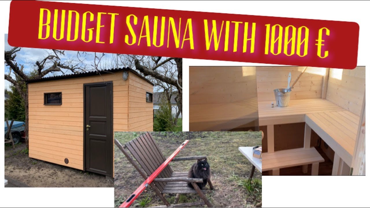 How to build sauna outdoor