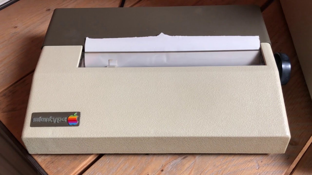 Apple SilenType printer prints like it is new