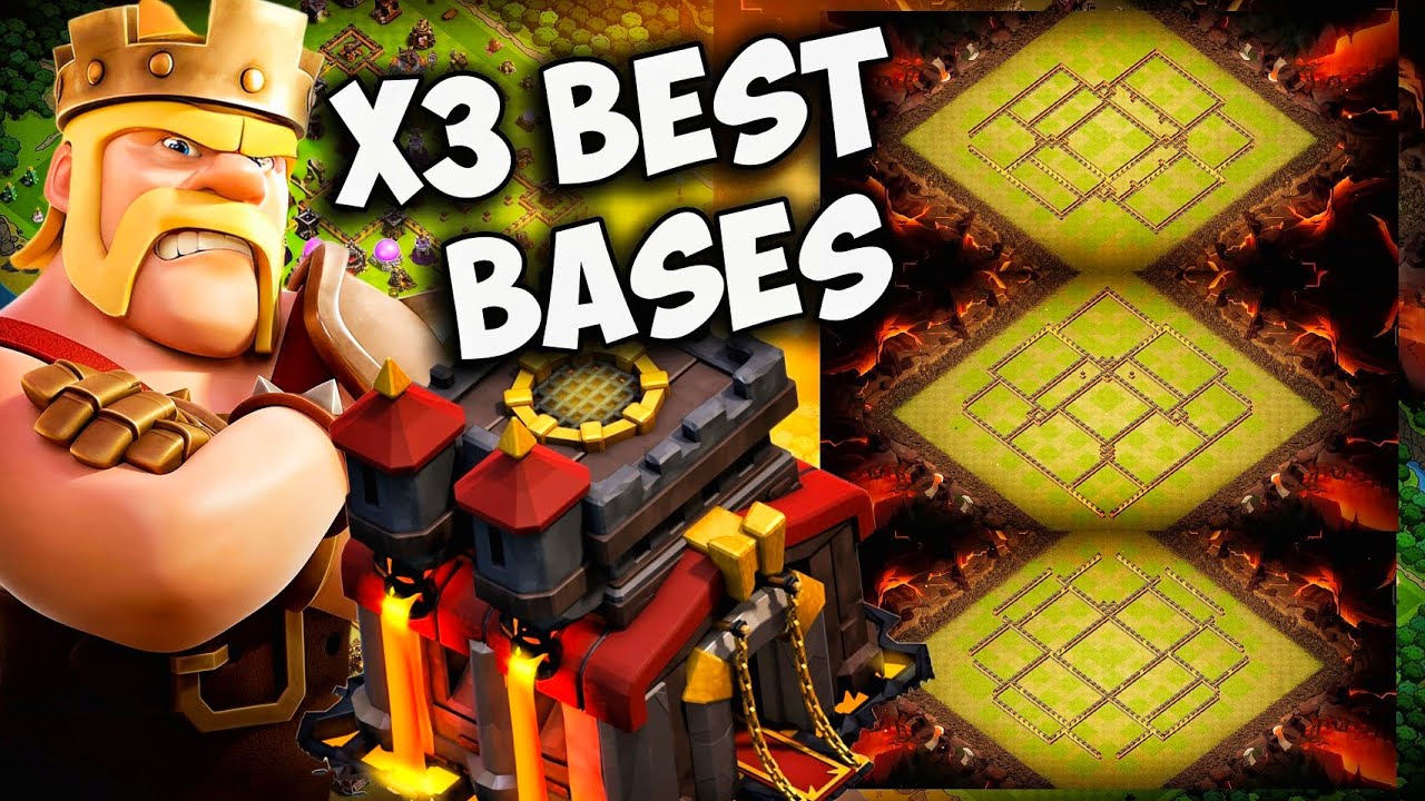 TOP 3 TH10 BASES 🔥 99% ATTACKERs FAIL! | Anti 3 Star TH10 (2026)