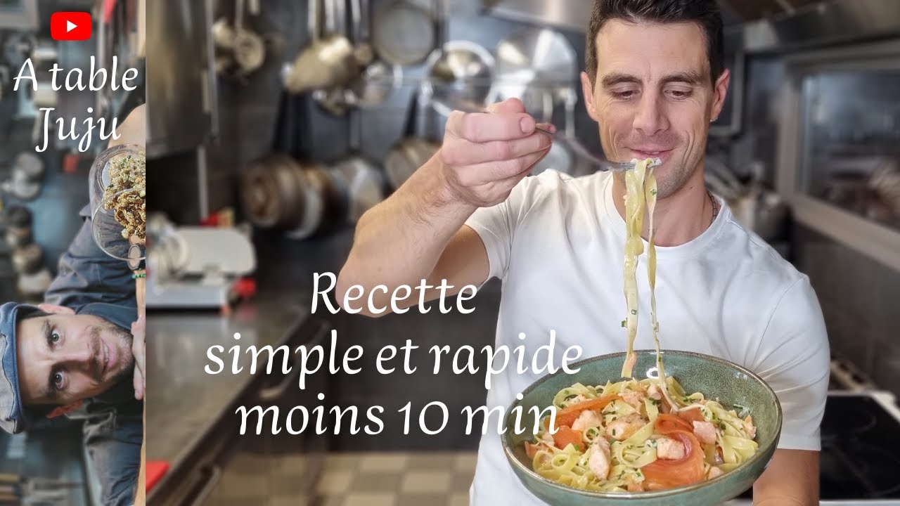 Pâte au saumon et saumon fumé | Vidéo A table Juju