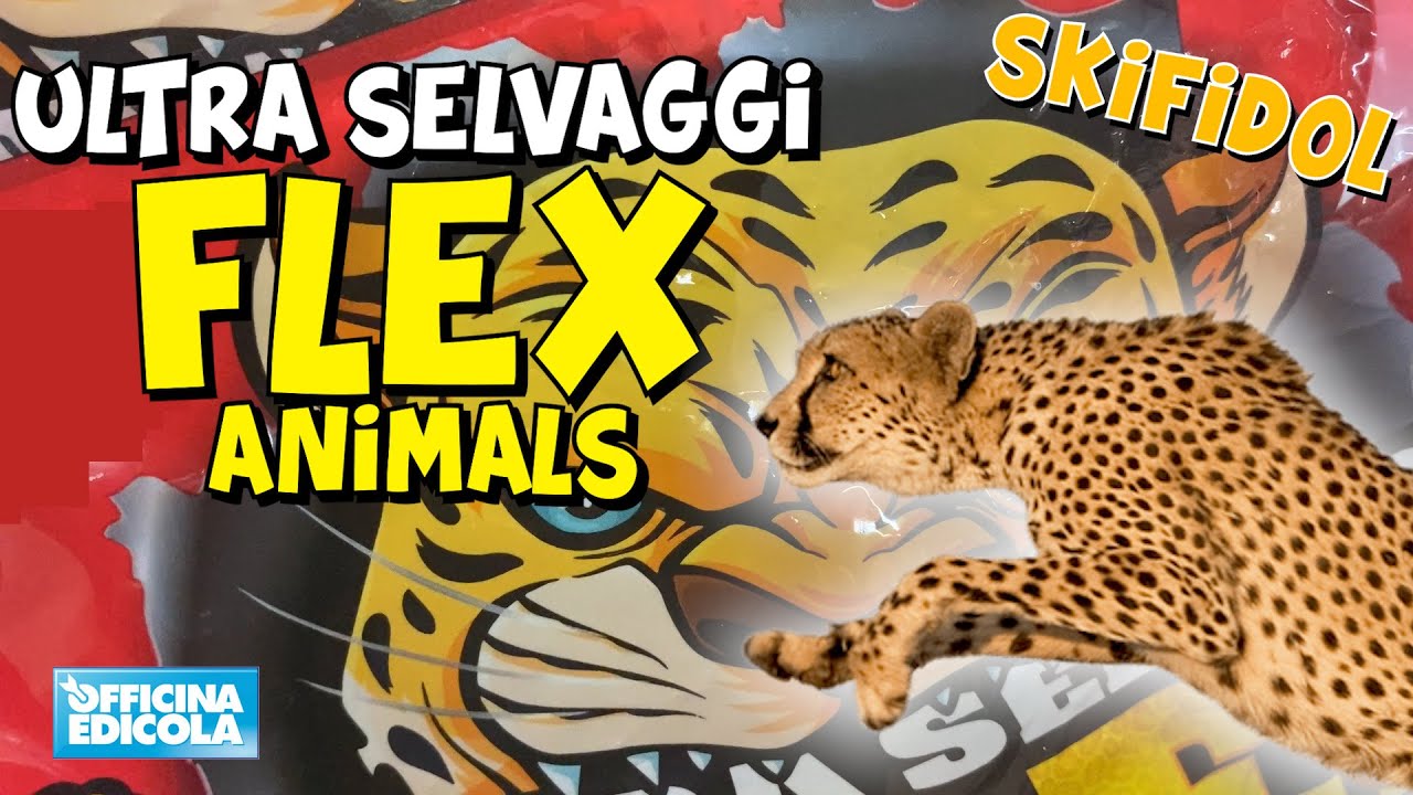 SKIFIDOL ULTRA SELVAGGI FLEX ANIMALS! 🐯 Officina Edicola