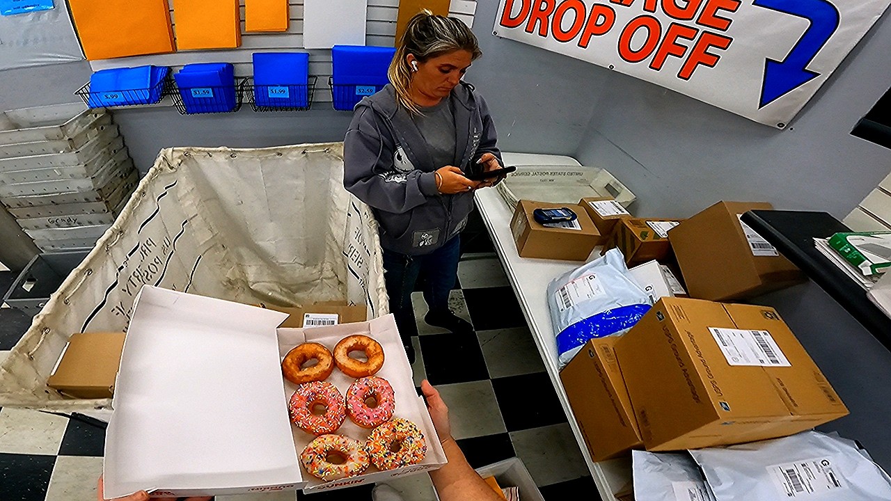 POV working in a small business | Pack-and Ship store | the packing don't stop!