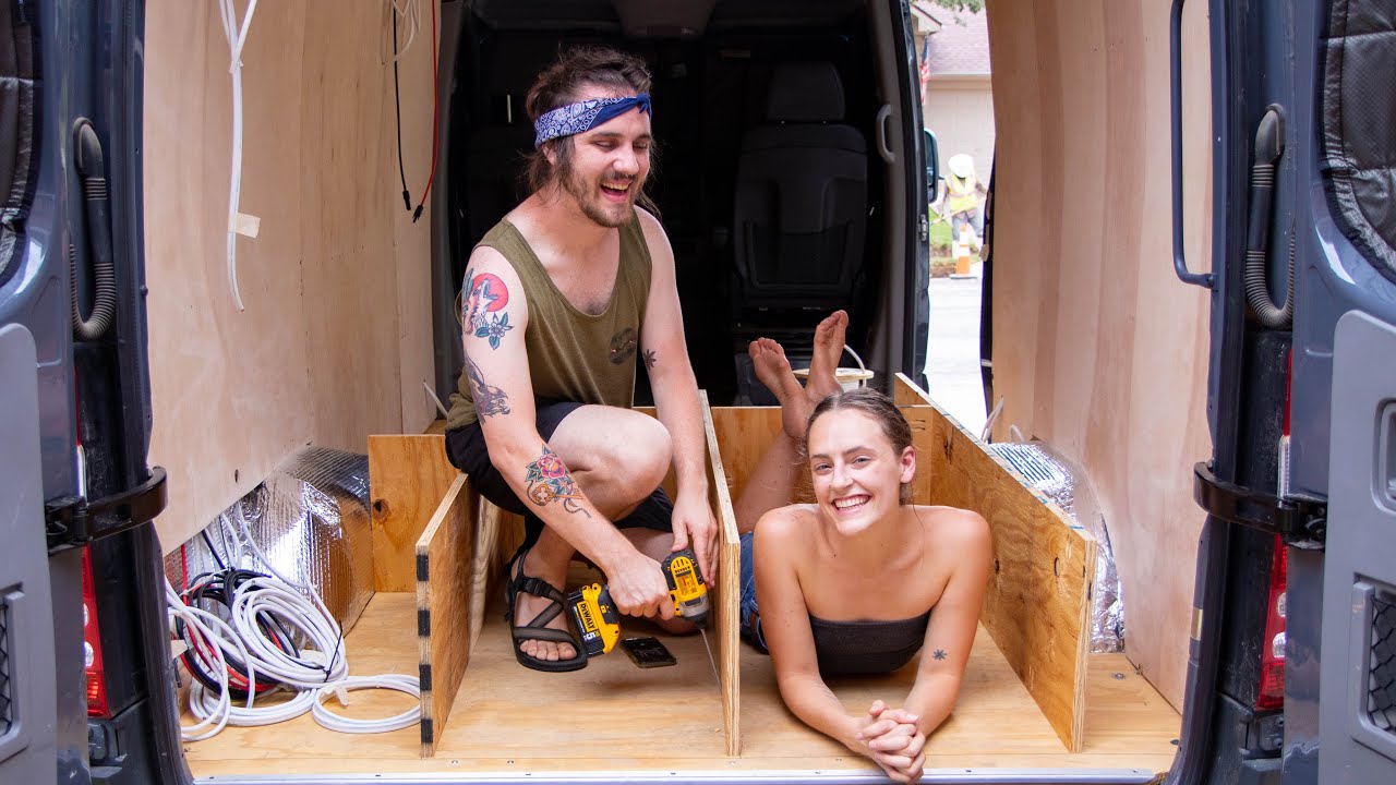 DIY Van Conversion | framing, walls and ceiling