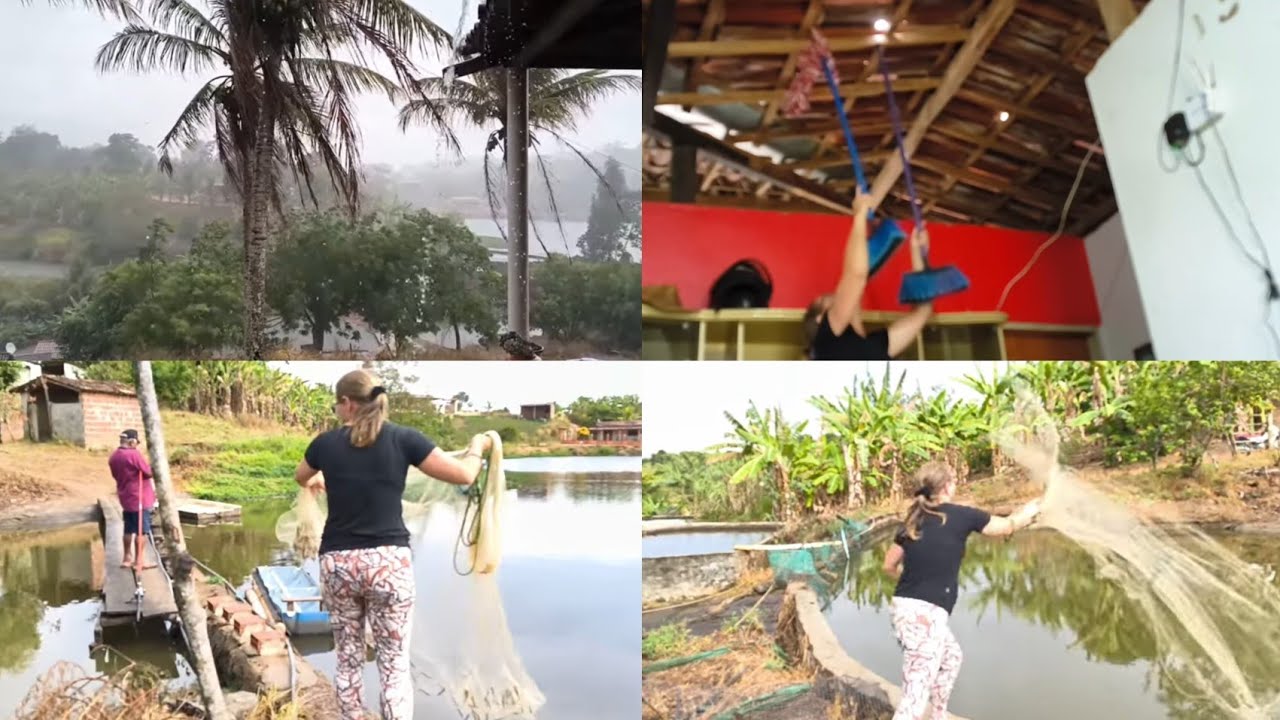 TROVOADA JENTE+ ESSE TELHADO  TA PRECISANDO DE UMA REFORMA+QUANDO CHOVE OS PEIXES FICA TUDO EM CIMA.