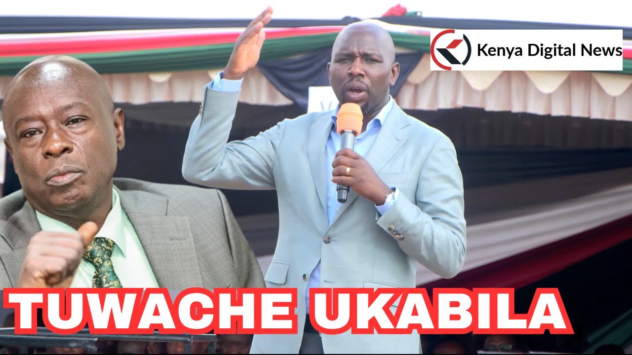 'This is your Gov't, You cannot run away from it!' CS Murkomen undresses Gachagua in Meru!!
