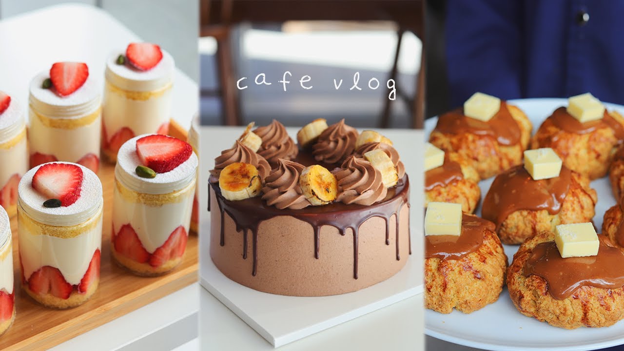 베이킹 테라피 받고 가세요🍰🍭 | 카페 디저트 만들고 코스트코 장보기🛒 | Cafe Vlog