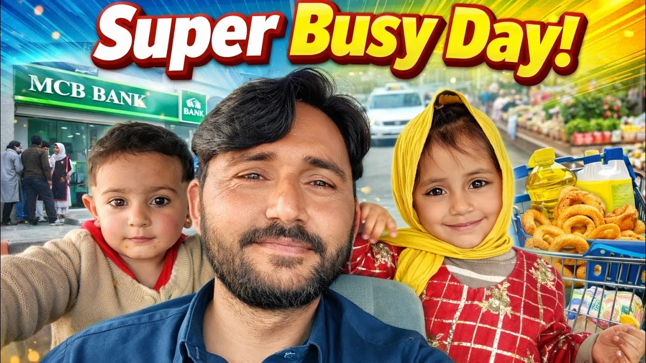 A Productive Day | Bank Work, Medicine, Shopping & Meat Purchase۔۔۔!!