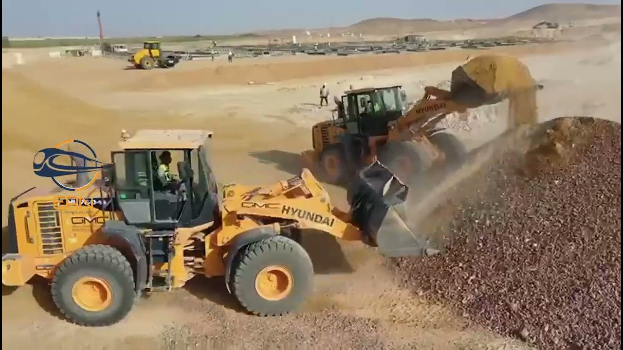 تصوير جوى لأحدث اعمال تنفيذ محطة المنيا للقطار السريع