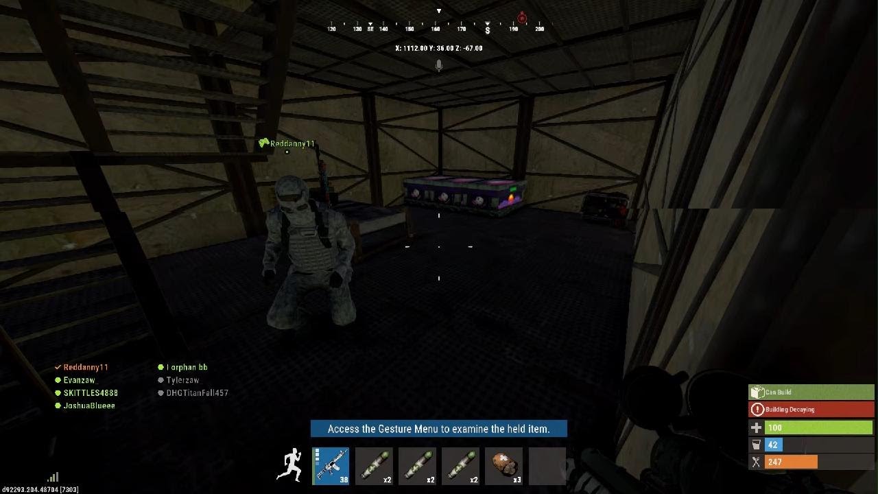 Online raid Console Rust