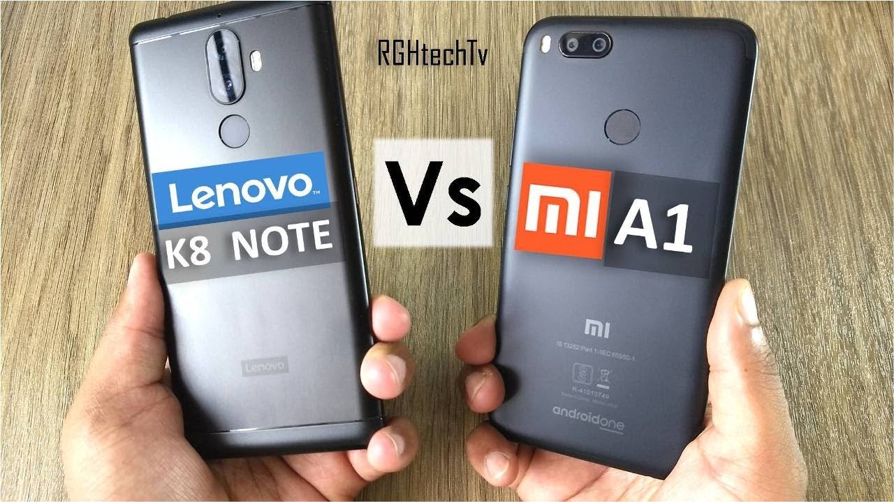 Mi A1 vs Lenovo K8 Note | Battery, Gaming, Design & Build, Camera, Sound