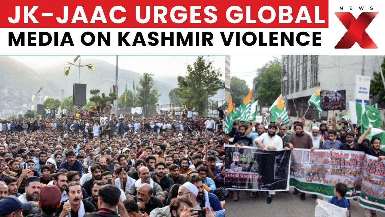 Watch | JK-JAAC Appeals to Global Media Over Pakistan-Administered Kashmir Violence | NewsX