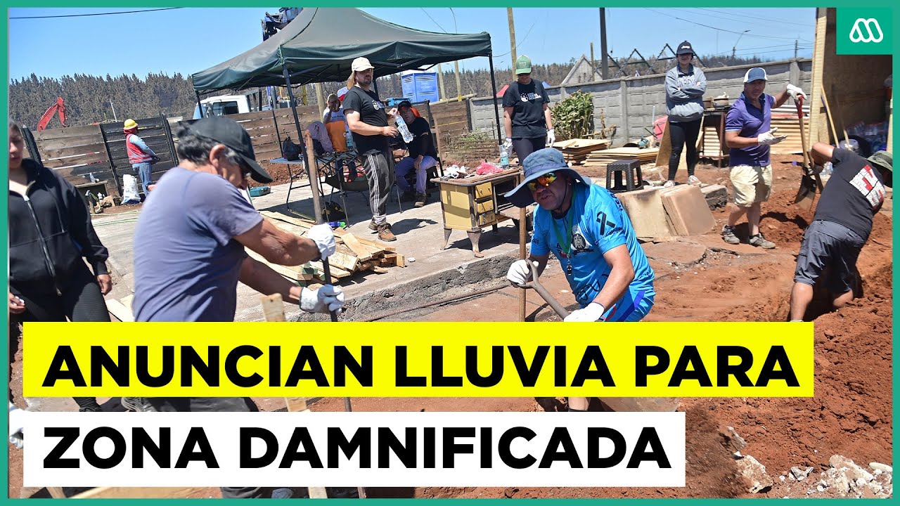 Anuncian lluvia para las zonas afectadas por incendios