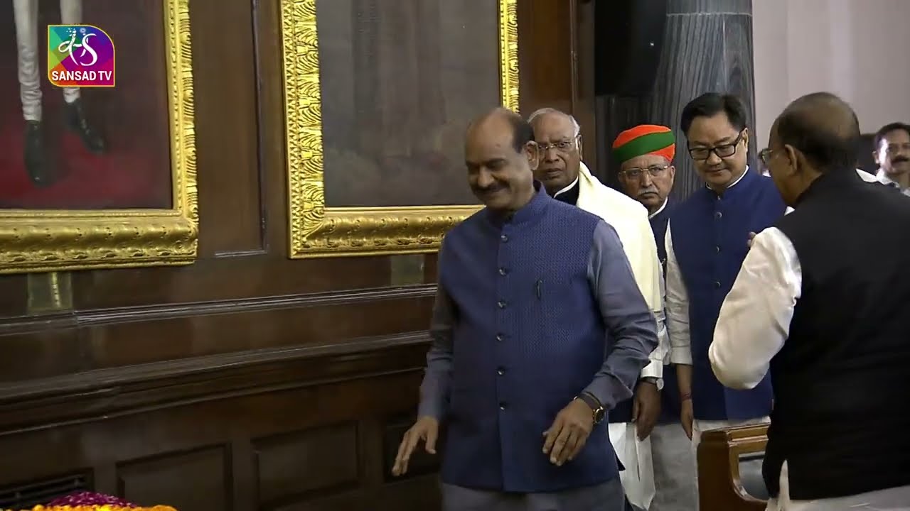 Lok Sabha Speaker Om Birla Pays Floral Tribute to B. R. Ambedkar | Ambedkar Jayanti | 14 April, 2026