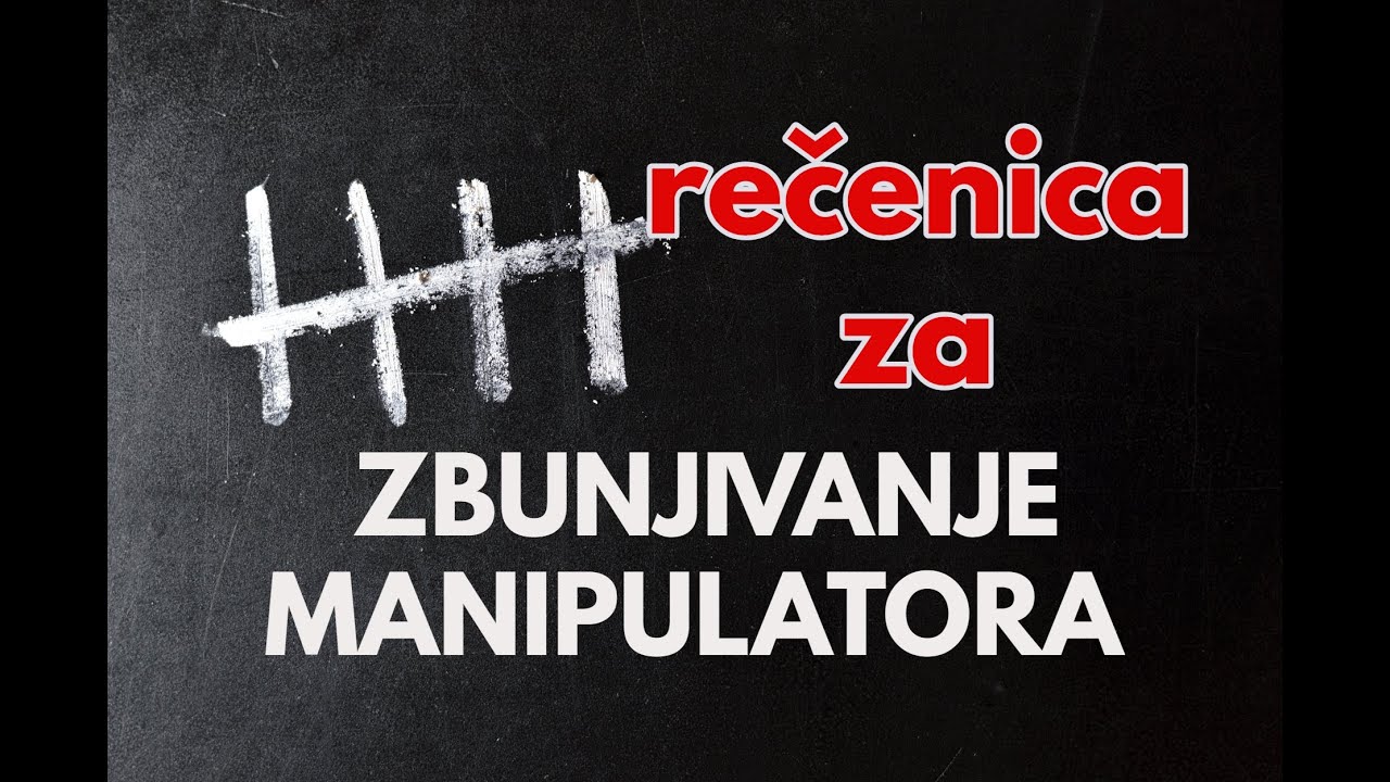 5 rečenica za zbunjivanje MANIPULATORA / dr. sc. Elvira Mlivić (Filaks)