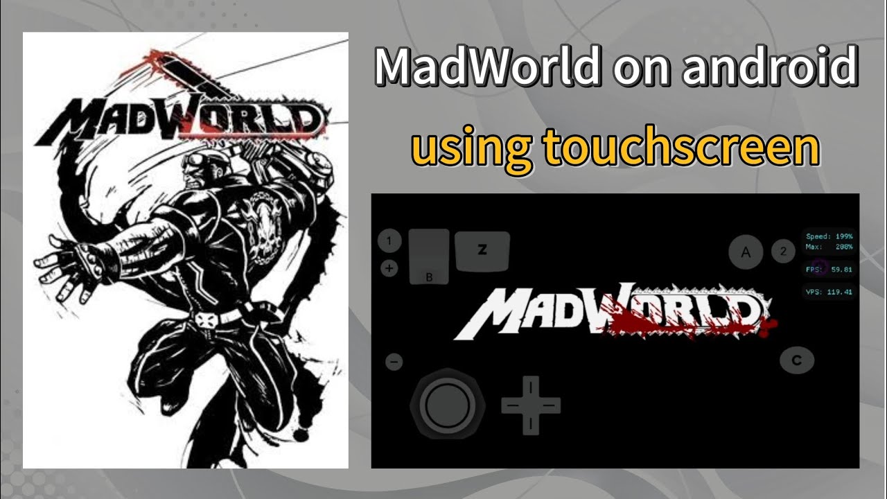 How to play madworld on android. With dolphin mmjr. 