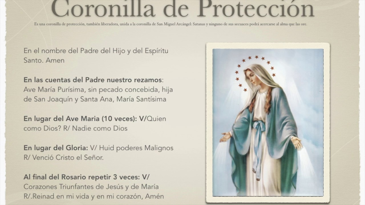 Coronilla de Proteccion