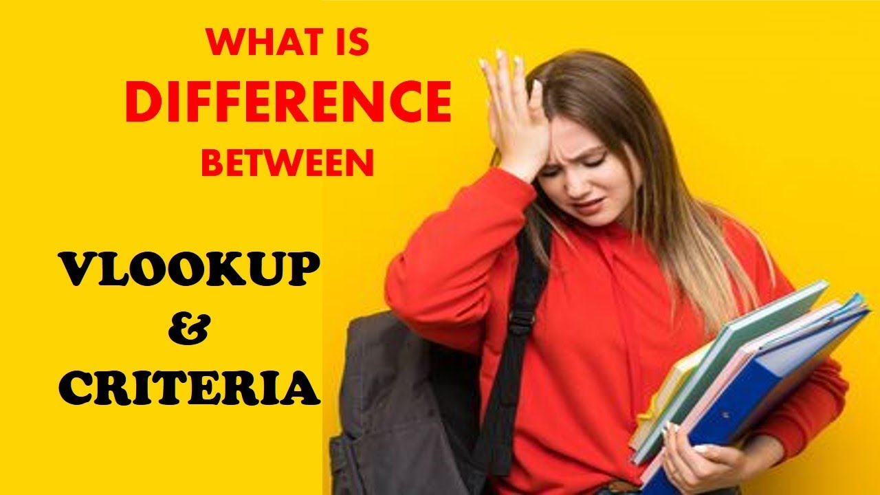WHAT IS DIFFERENCE IN VLOOKUP AND CRITERIA | MS ACCESS TUTORIAL | EXCEL TUTORIAL | URDU TUTORIAL