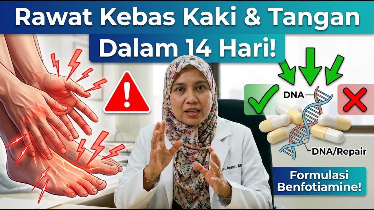 Kebas Tangan & Kaki? 1 Vitamin INI Bantu Pulihkan Saraf Warga Emas