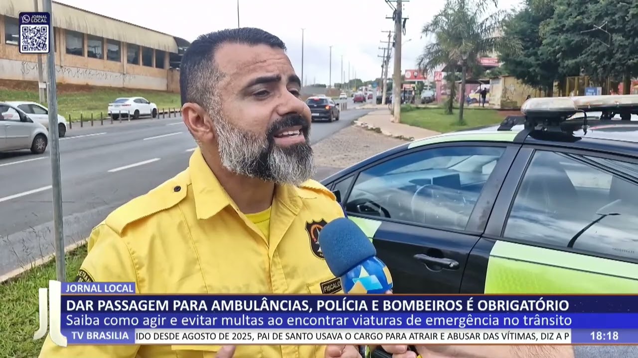 JL - Dar passagem para ambulâncias, polícia e bombeiros é obrigatório