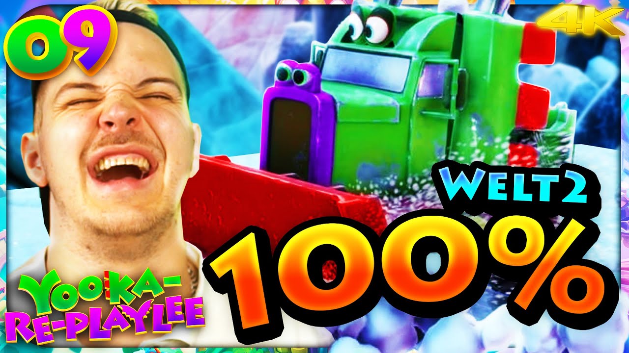 Let’s Play Yooka-Replaylee #09 🦎🦇 Glitzerfrost Gletscher zu 100%!
