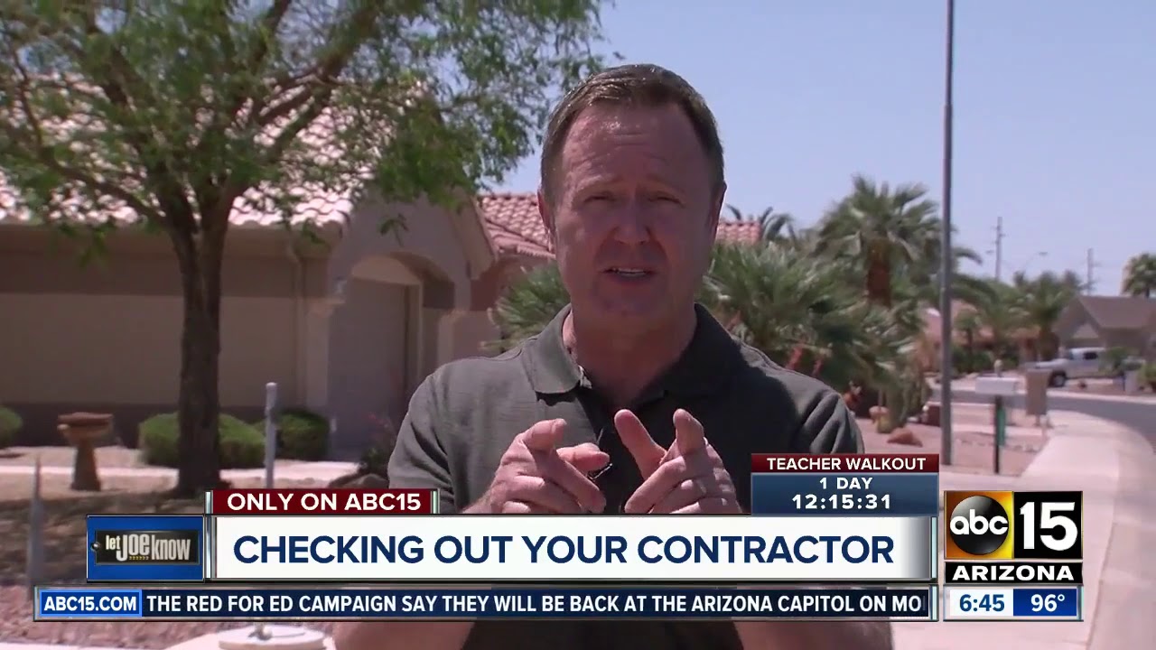 Let Joe Know: How to pick a contractor that won't leave you out to dry