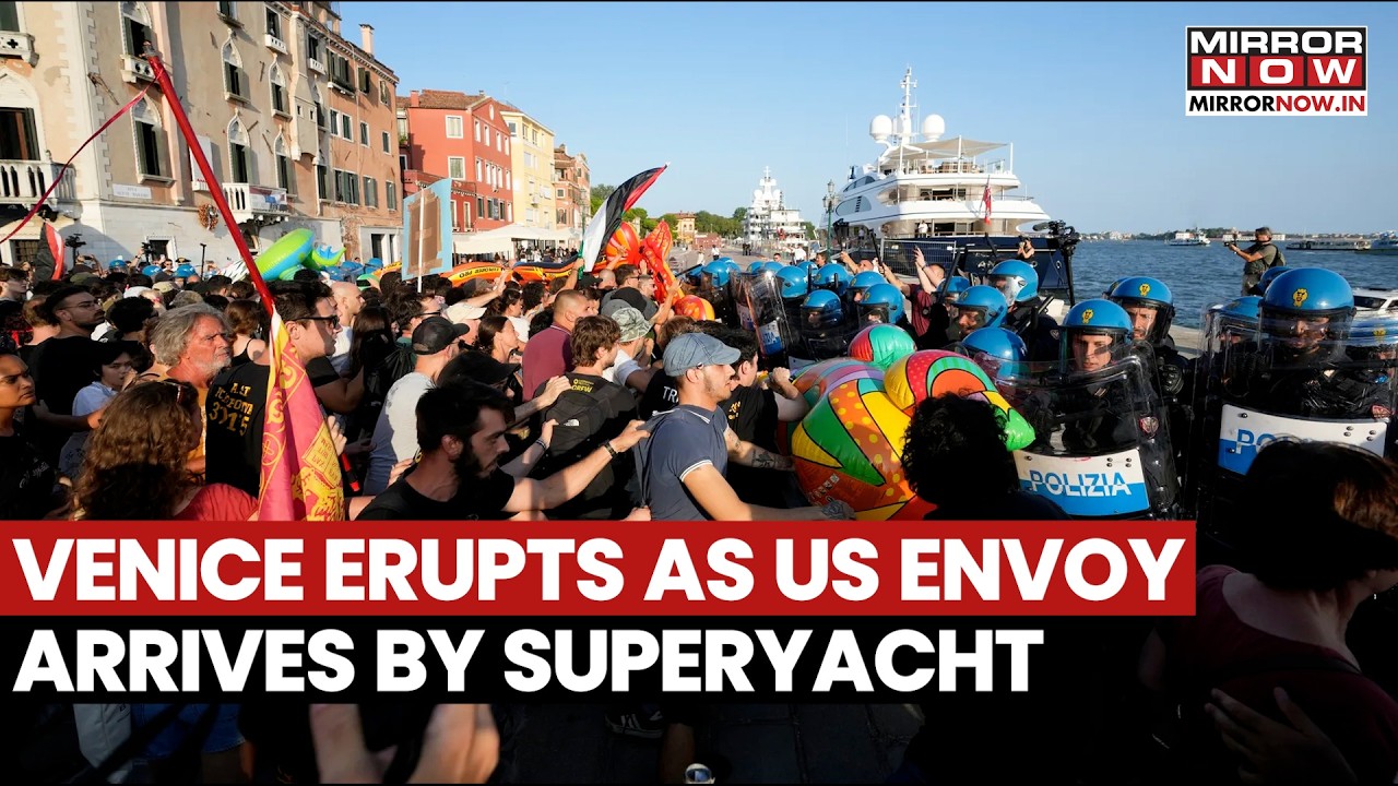 Venice Erupts As Protesters Rage Over US Ambassador Tilman Fertitta&rsquo;s superyacht Arrival