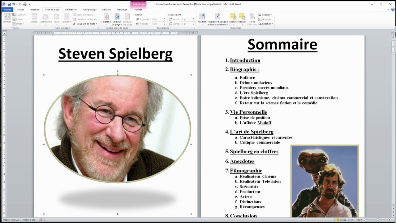 Mises en page différentes dans un même document avec les sauts de section dans microsoft word