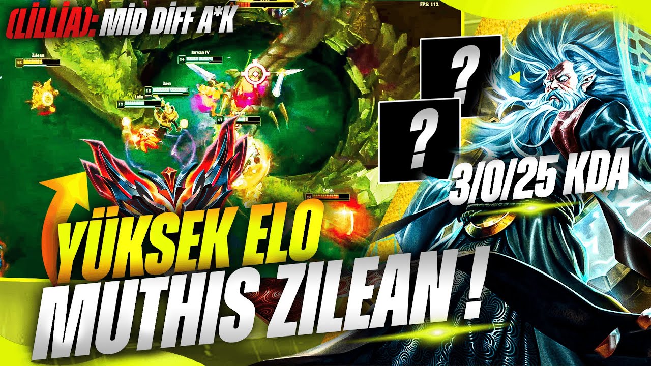 YÜKSEK ELO MİD ZİLEAN FULL GAMEPLAY