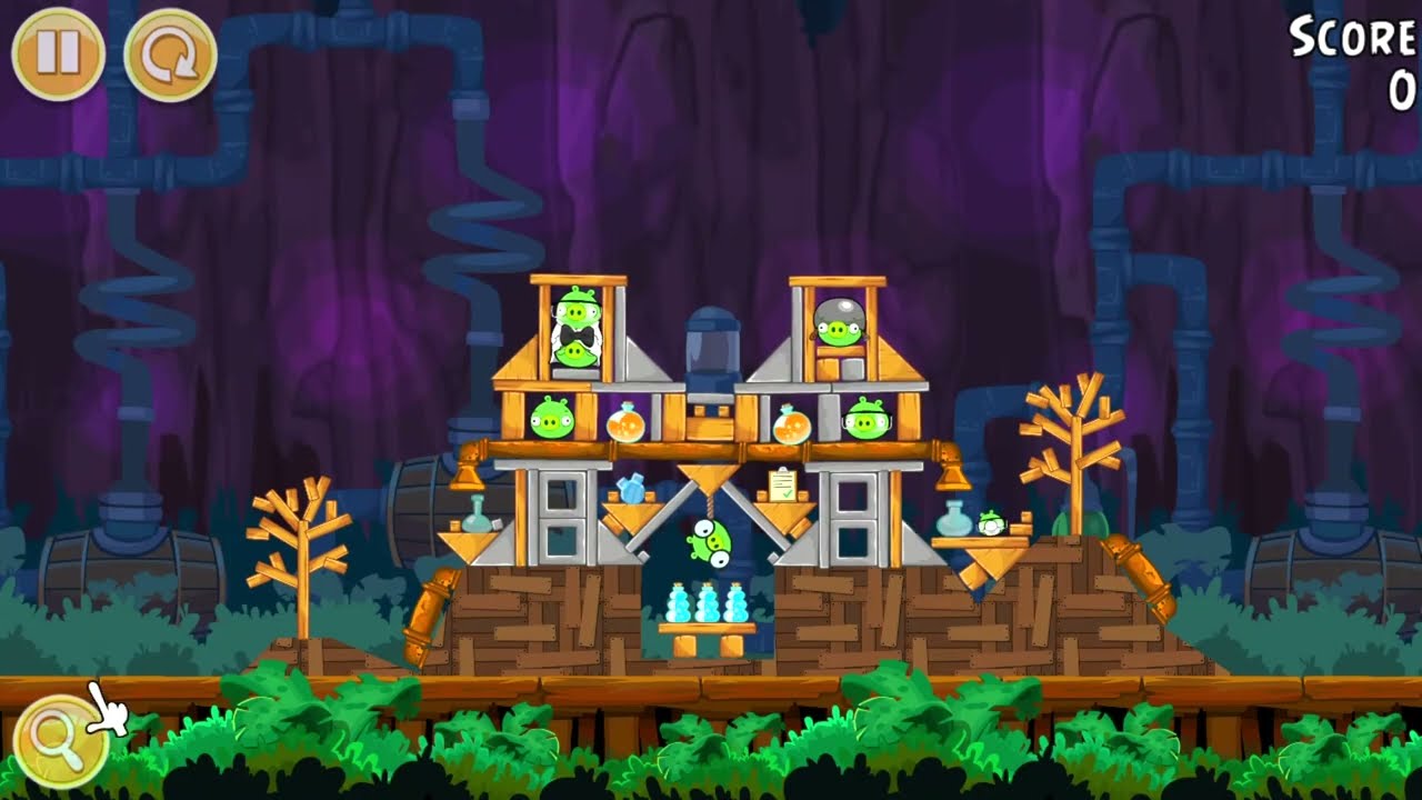 🧪 Angry Birds Classic - Short Fuse Part 1 ⭐⭐⭐ Three Stars Gameplay Walkthrough All Levels