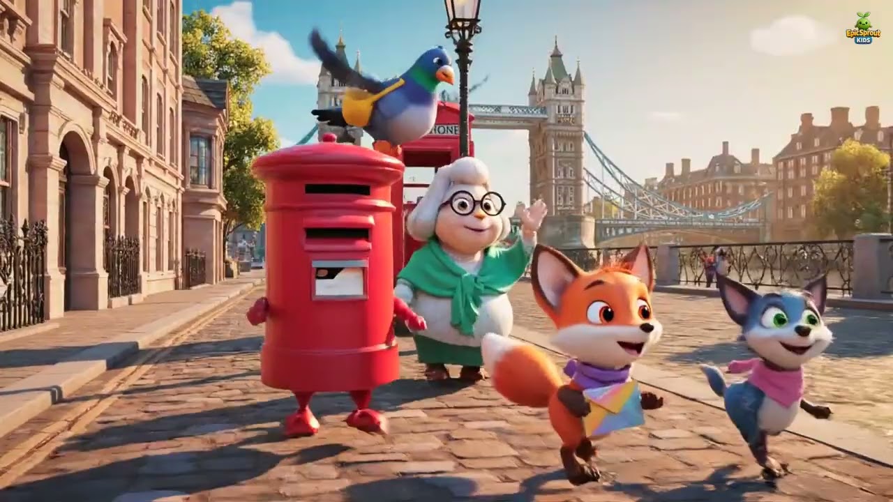 Italian | La Cassetta Postale Parlante di Londra | The Talking Postbox of London | Kids Song