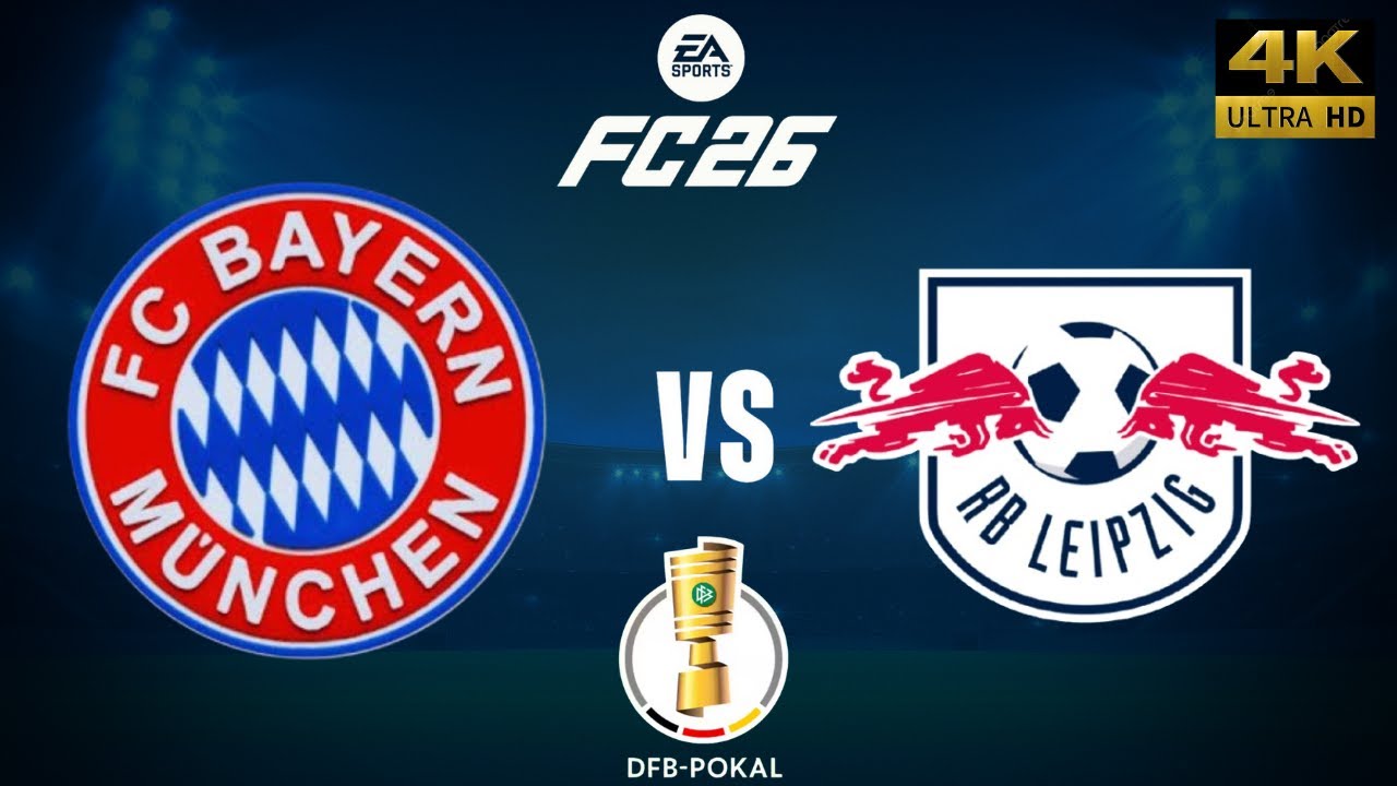 FC 26 - Bayern Munich vs RB Leipzig - DFB Pokal 25/26 Full Match - PC [4K60]