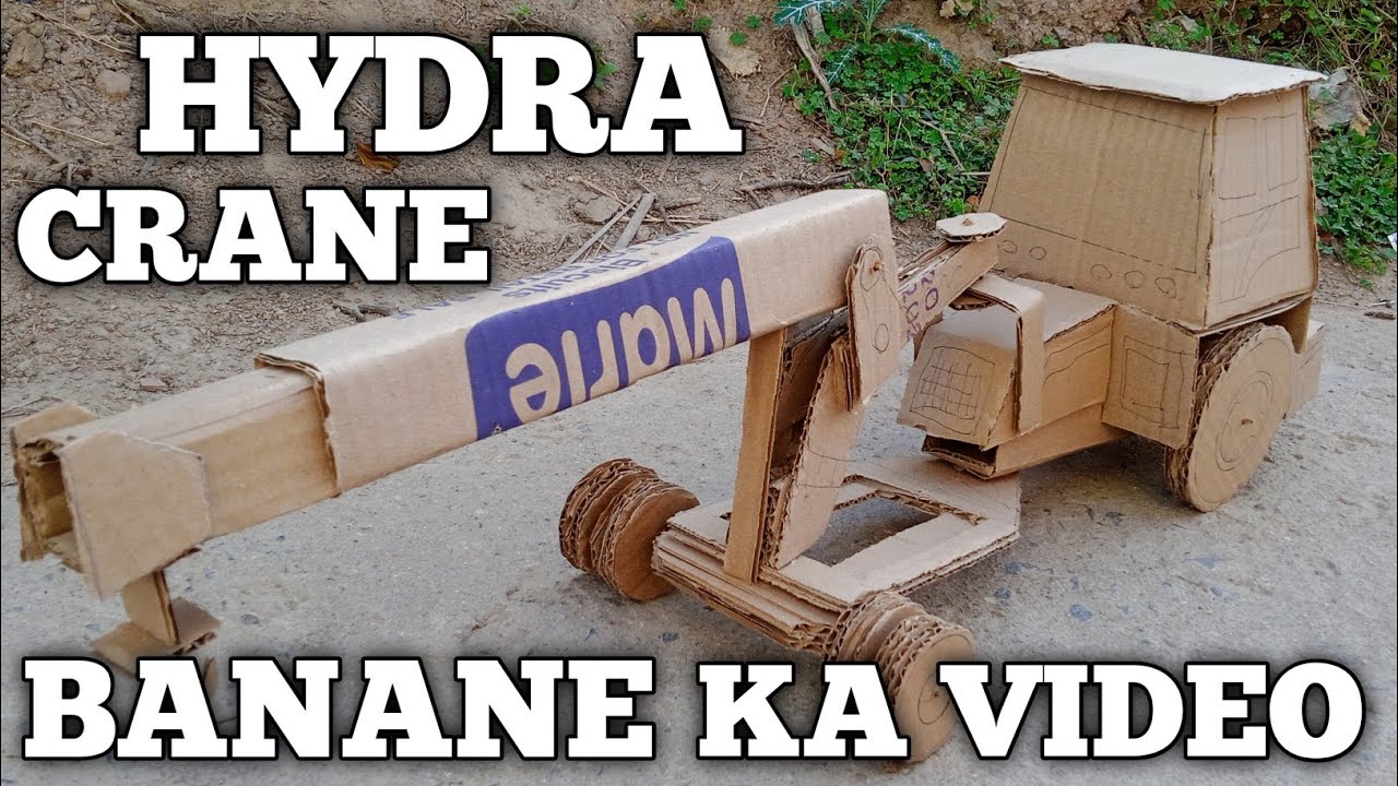 Rc hydra crane banane ka video