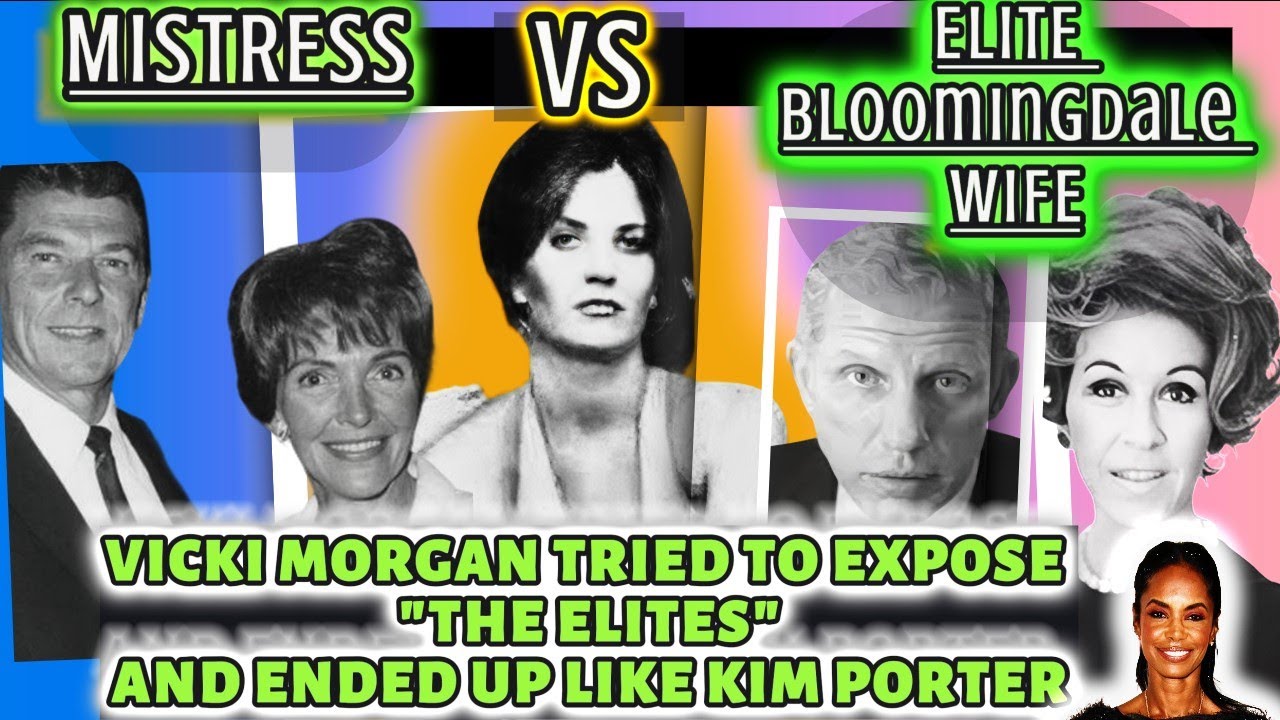 Vicki Morgan! She tried to EXPOSE the ELITES.... It ended TERRIBLY..          Old Hollywood Scandals