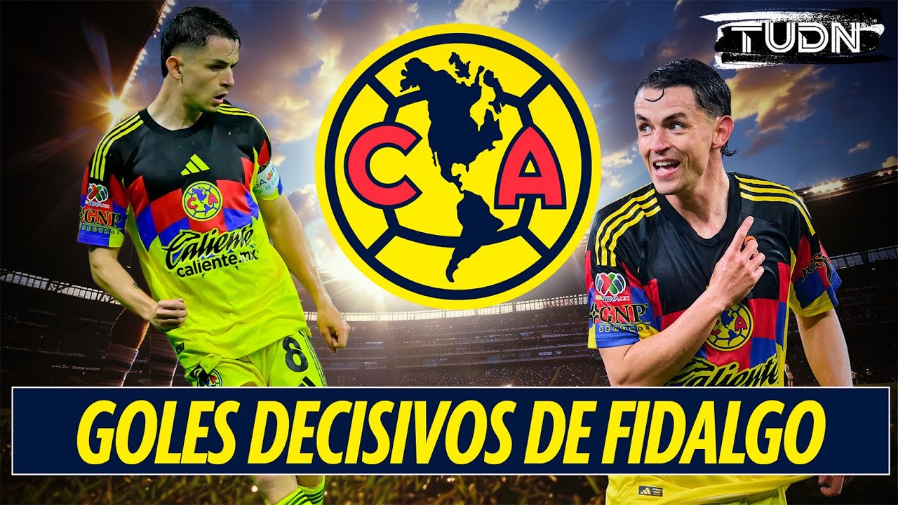 FIDALGO Y SUS GOLES CLAVE 🔥⚽️🦅 Así apareció cuando el América lo necesitó | TUDN