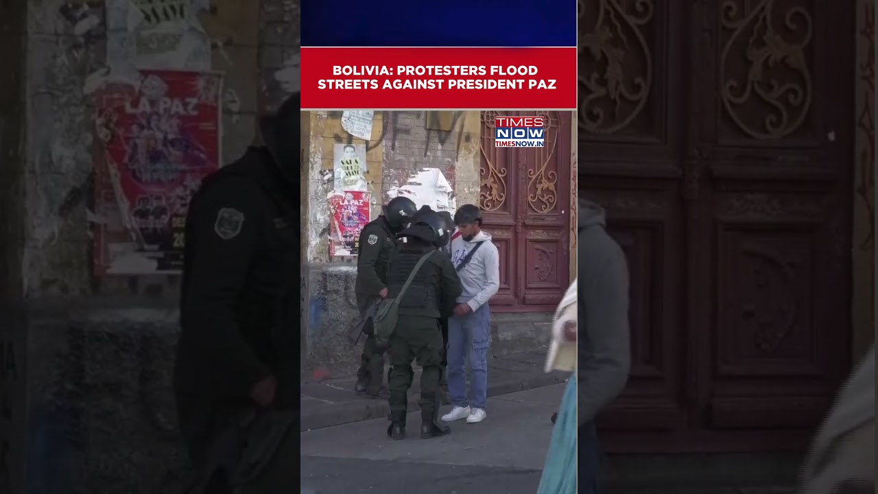 Bolivia Protest: Unrest Continues In Bolivia As Protesters March Against President Paz #Shorts