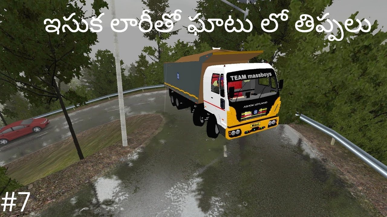 Sand truck in ghat road 🚛|| episode 7 || the kosamgamer yt 