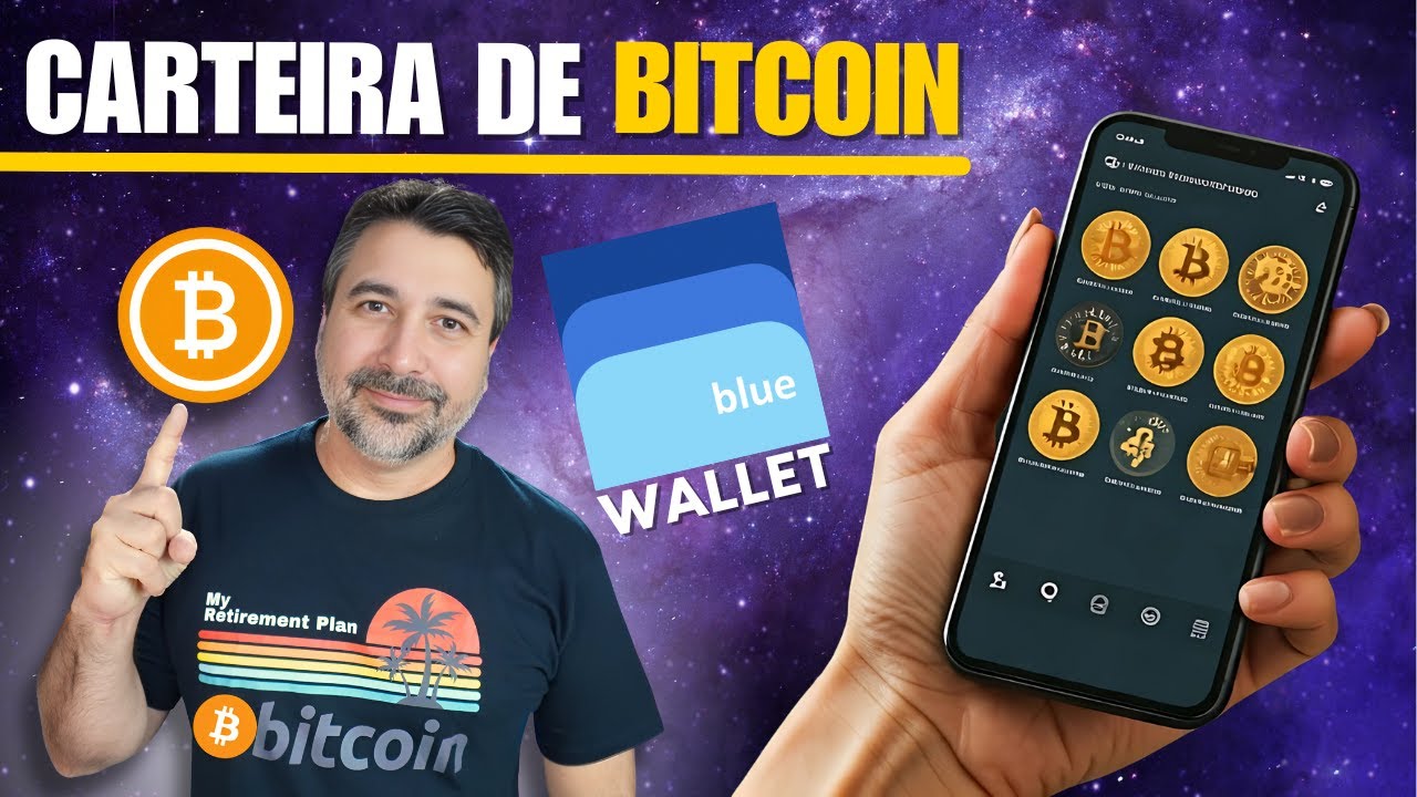 ⚡ COMO CRIAR UMA CARTEIRA DE BITCOIN - BLUE WALLET HOT WALLET