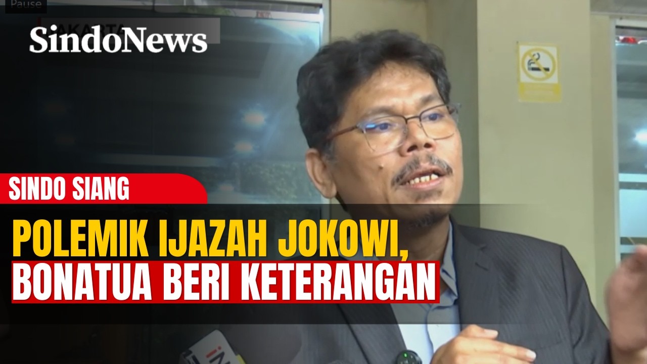 Bonatua, Saksi Ahli Roy Suryo Cs Beri Keterangan Terkait Ijazah Jokowi | Sindo Siang | 12/02 Part 3