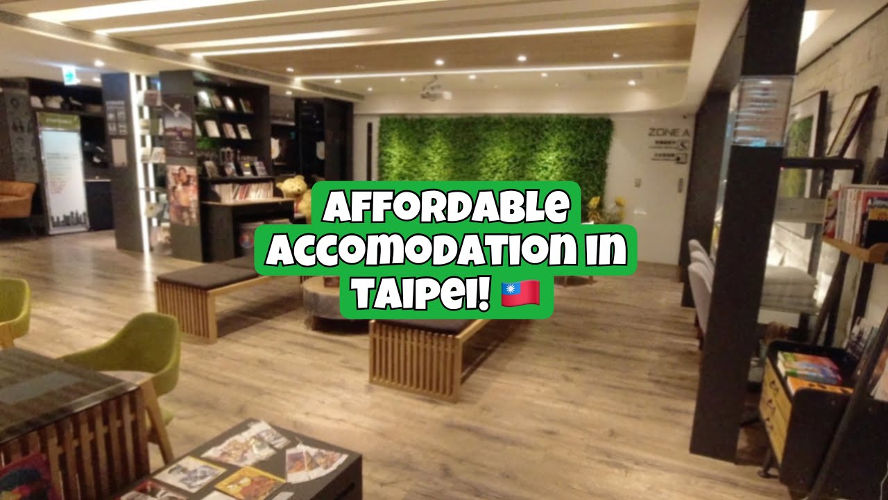 TAIWAN 2023 | BEST HOSTEL IN TAIPEI! HOSTEL TOUR, VERY CONVENIENT LOCATION 🇹🇼
