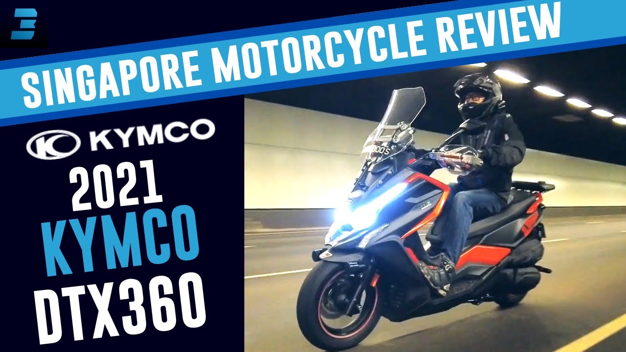Kymco DTX 360 2021 года | Обзор мотоцикла из Сингапура