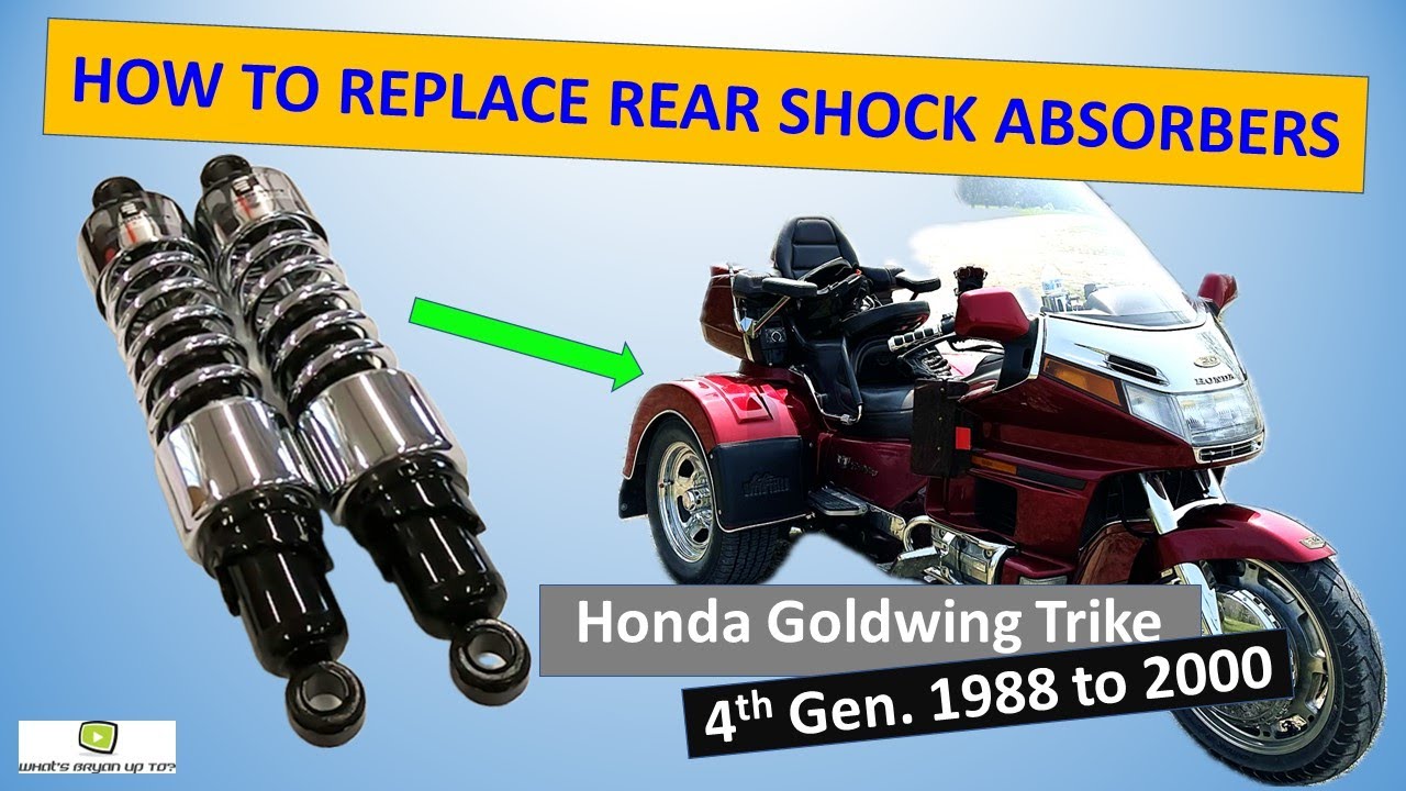 1995 Honda Goldwing Trike Rear Shock Absorber Replacement