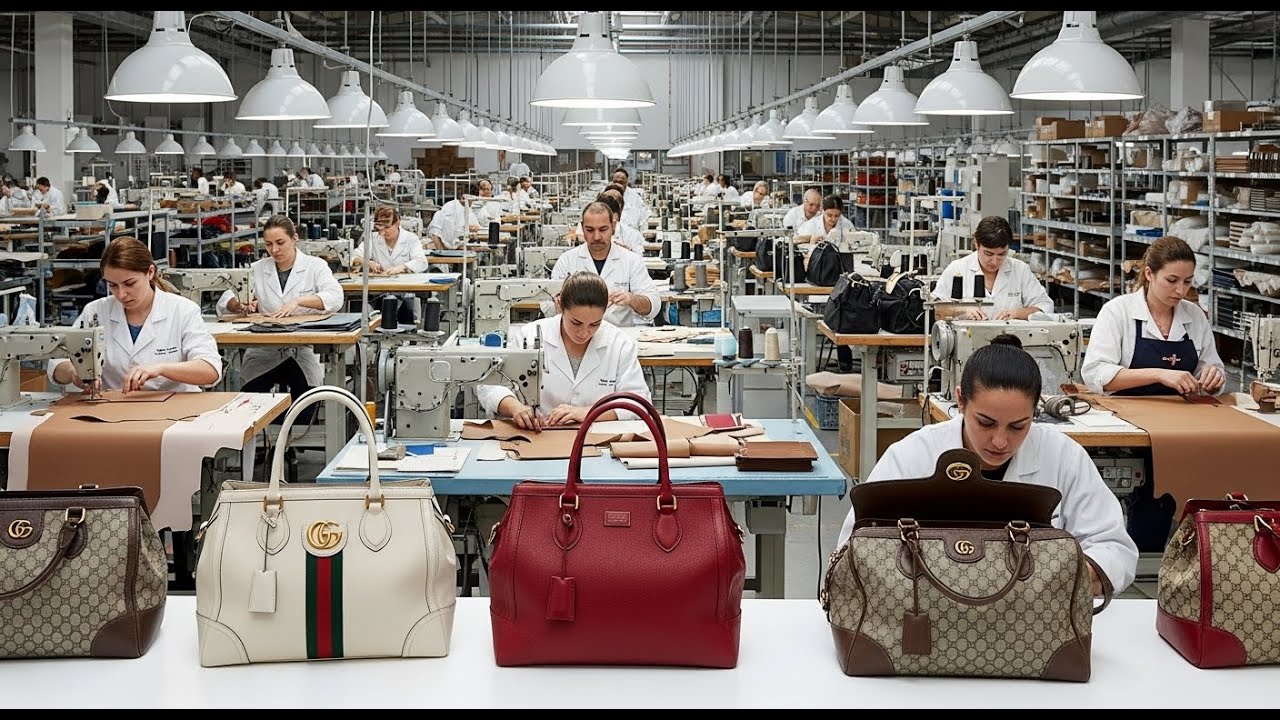 Inside the Gucci Bags Factory – How $2,600 Dollar Luxury Gucci Bags Are Made ( Full Process)