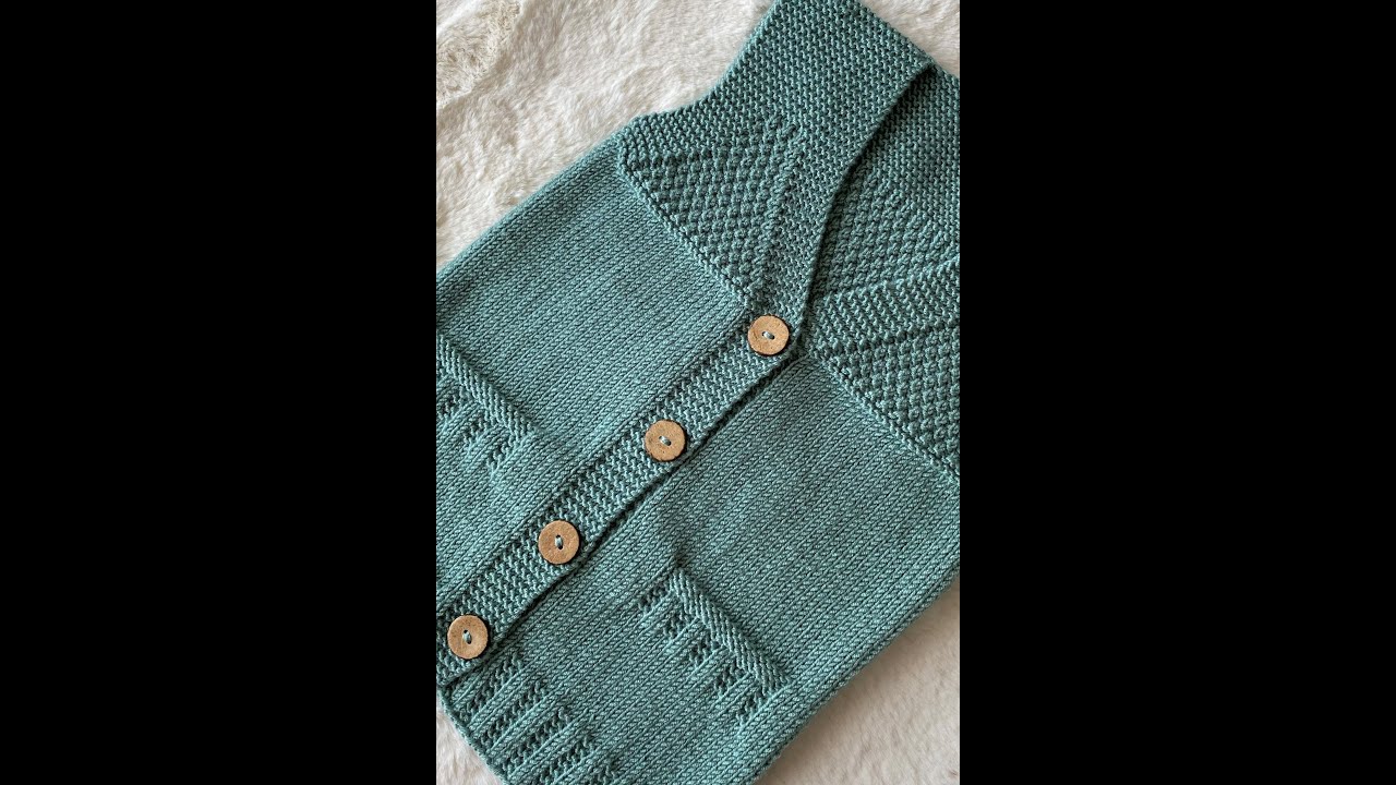 2 Yaş Erkek Bebek Yelek Yapımı/Baby boy knit vest pattern